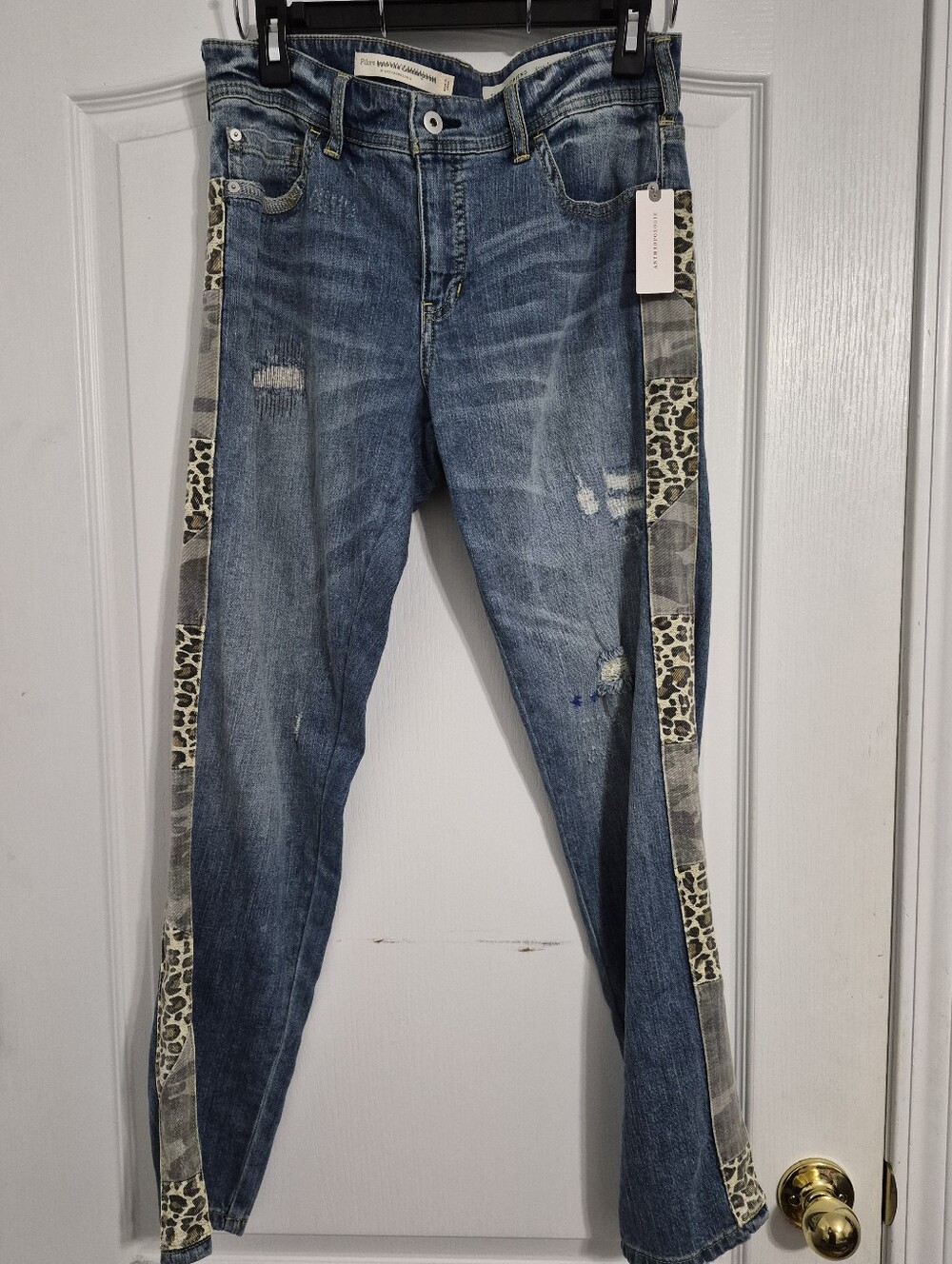 Pilcro Anthropologie Cropped Jeans Size 28 Slim Boyfriend